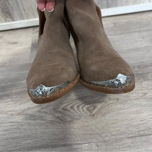 Jeffrey Campbell Cromwell Cowboy Boot Womens 6 Western Festival Rodeo Metal Tip - Picture 4 of 12